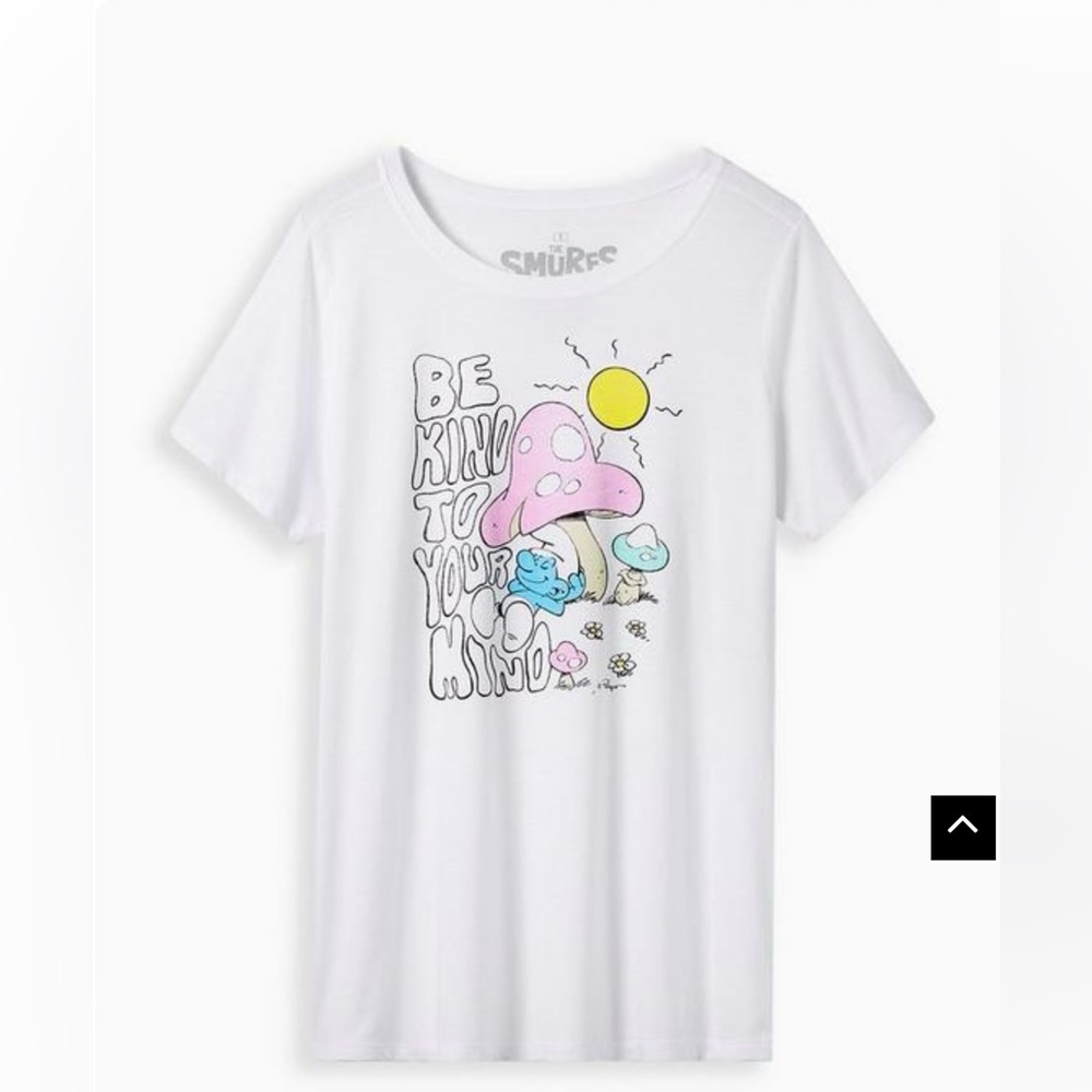 Torrid The Smurfs Slim Fit Cotton Crew Neck Tshirt NWT 5X
